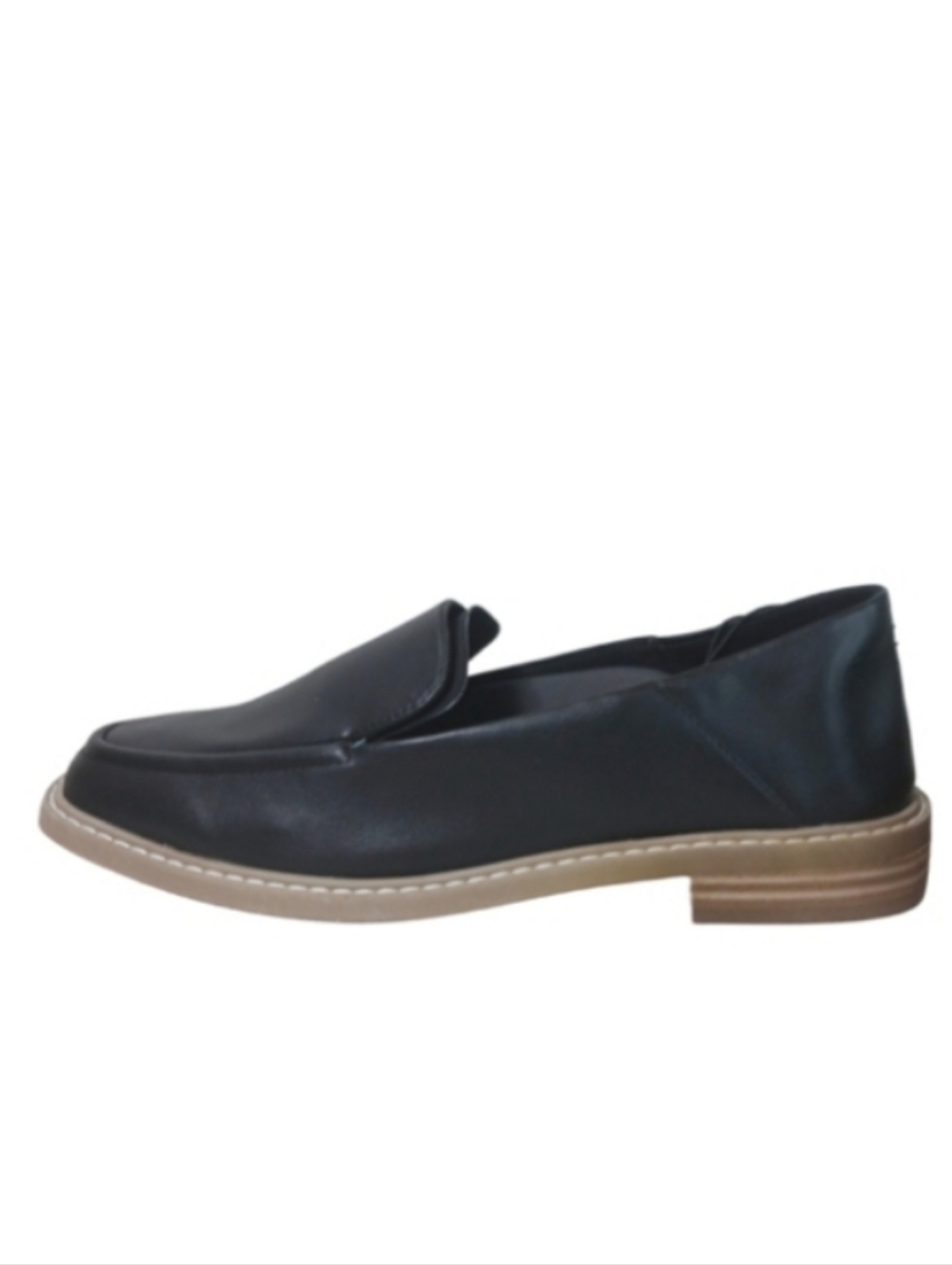 Dolce Vita Loafers Women's 8.5 Black Faux Leather Slip-on Minimalist Shoes